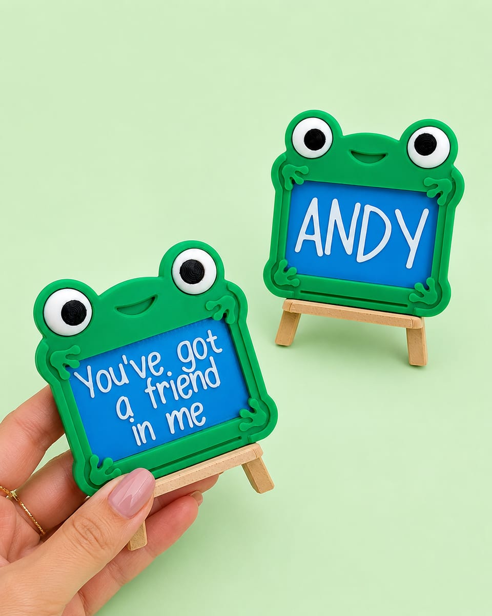Toy Story Edition Message on a Tablet